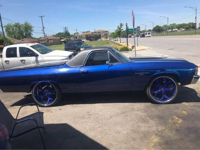 Chevrolet-El-camino-1971-Blue-Black