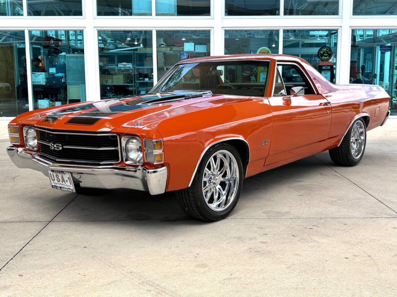 Chevrolet-El-camino-1971-Flame-Orange-Black
