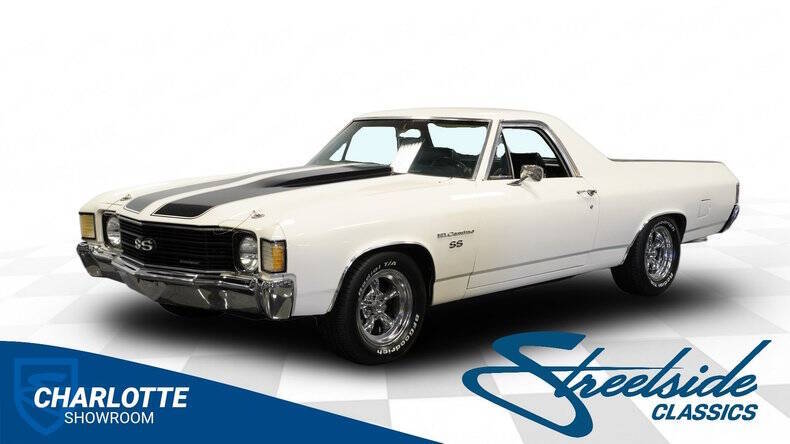 Chevrolet-El-camino-1972-Antique-White-Black