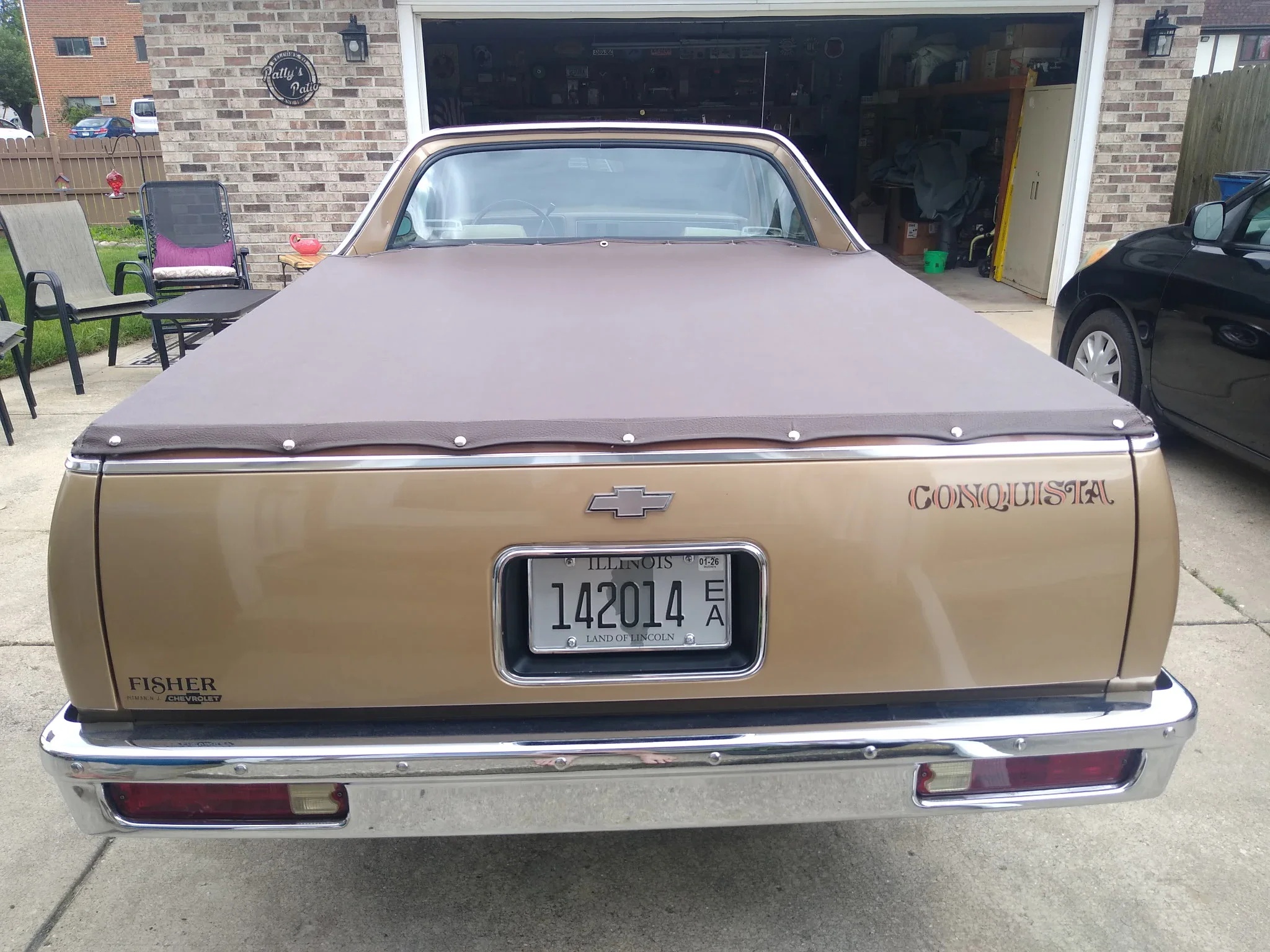 Chevrolet-El-camino-v8-1985-Gold-Tan