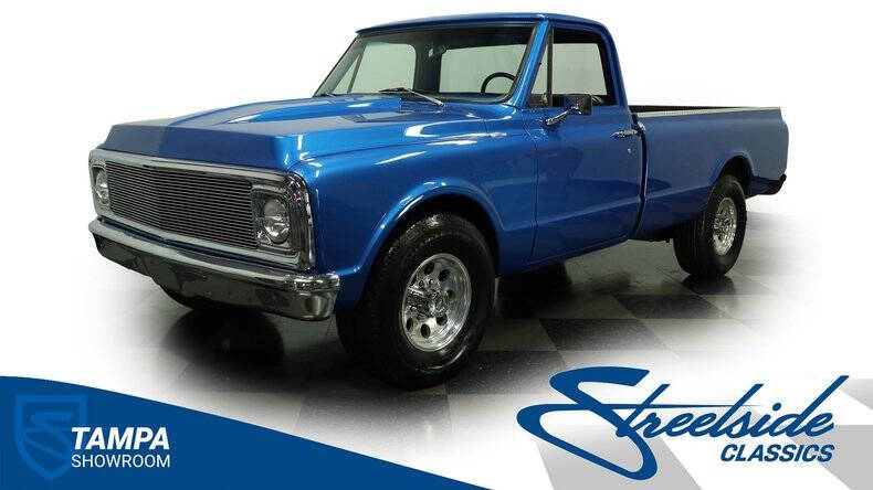 Chevrolet-G-20-1971-Blue-Black