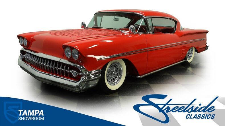 Chevrolet-Impala-1958-Red-Red