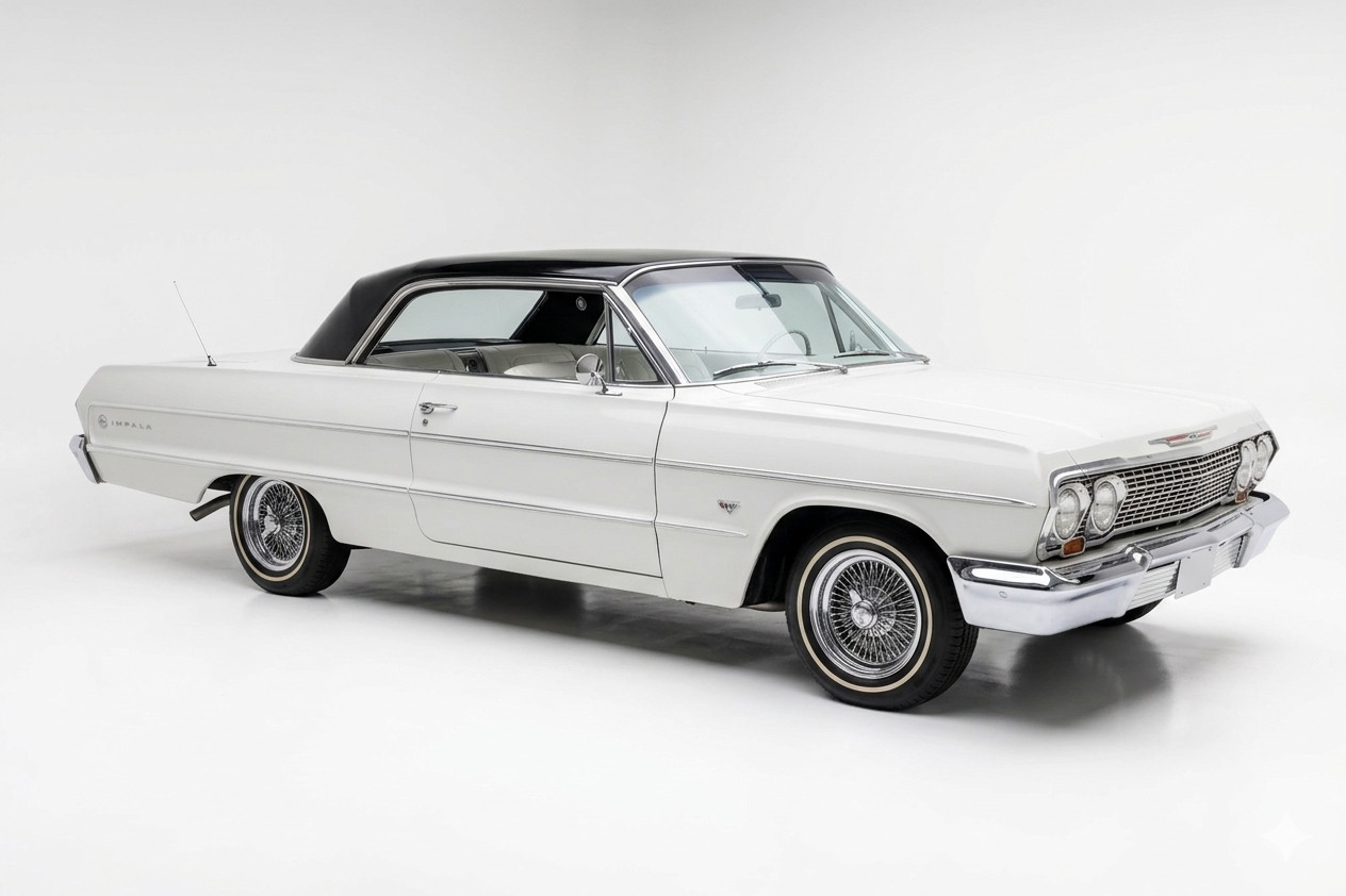 Chevrolet-Impala-1964-whiteCream