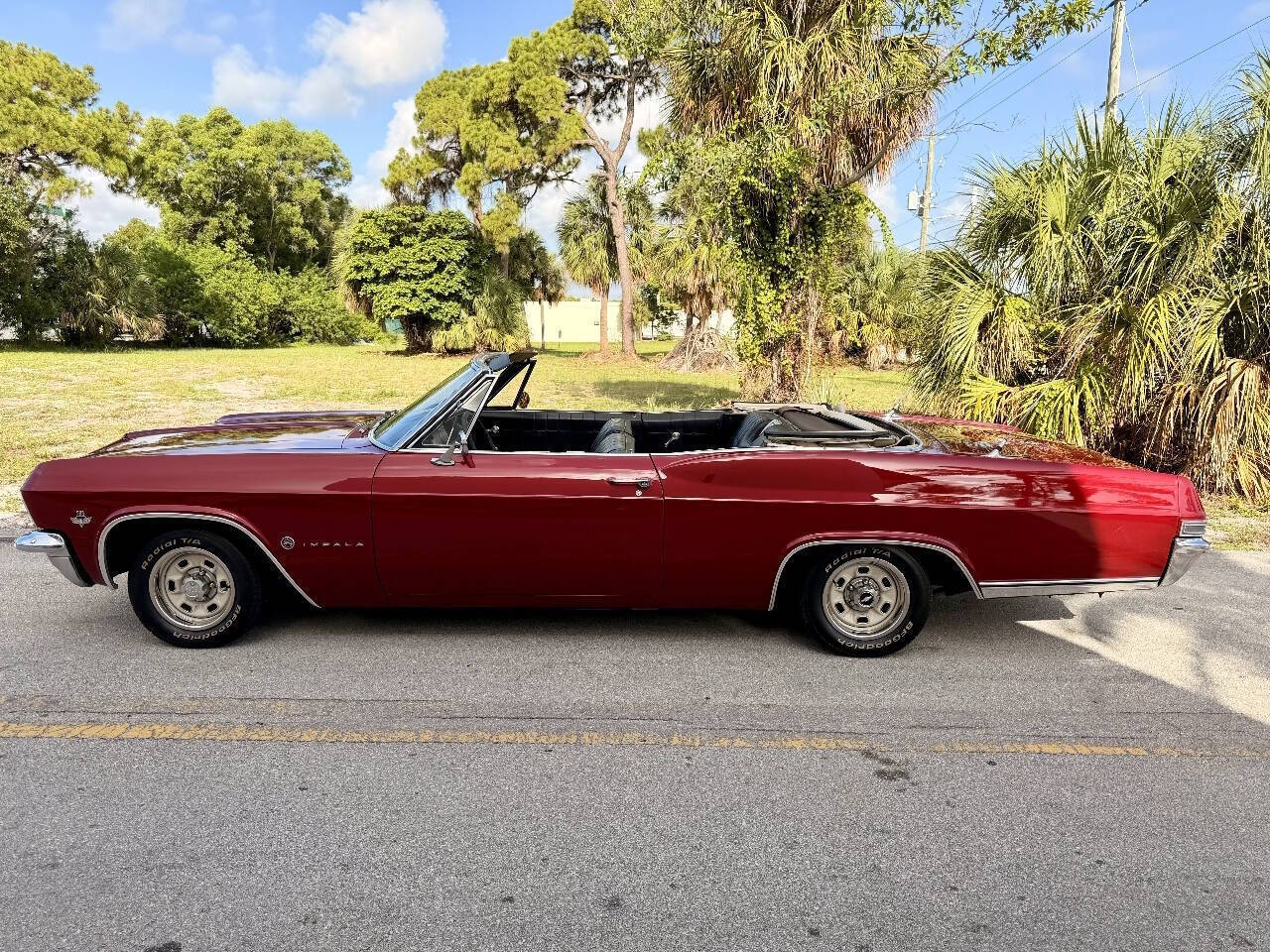 Chevrolet-Impala-1965-Burgundy-Black