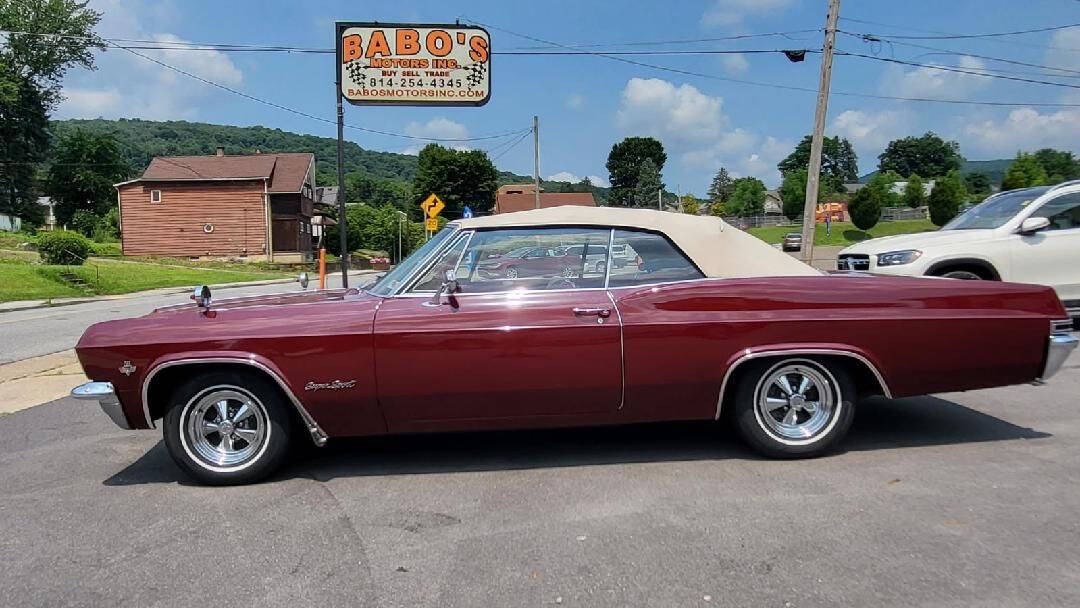 Chevrolet-Impala-1965-Burgundy-Red