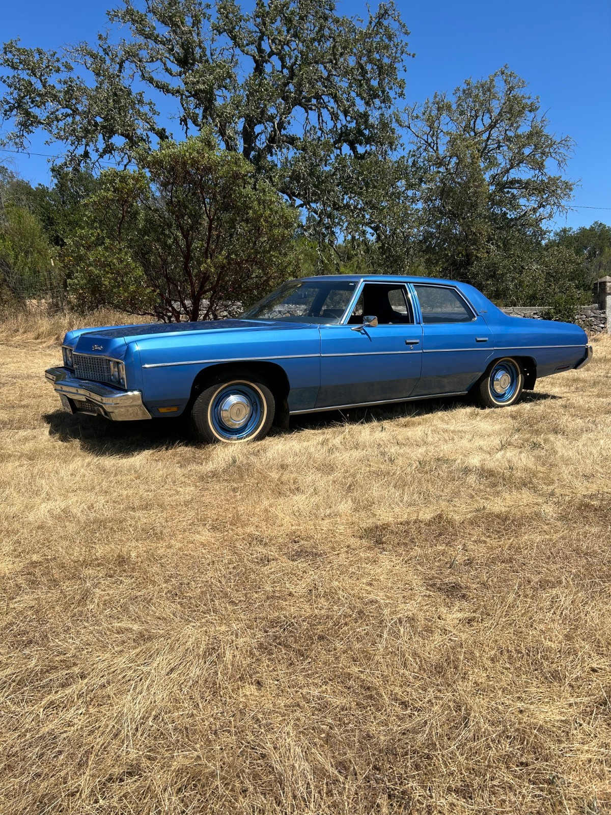 Chevrolet-Impala-1973-Sedan-Blue