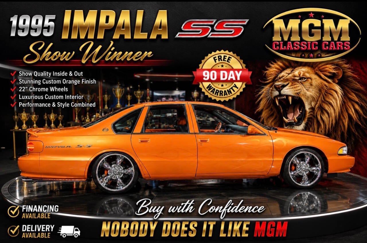 Chevrolet-Impala-1995-Orange-Orange