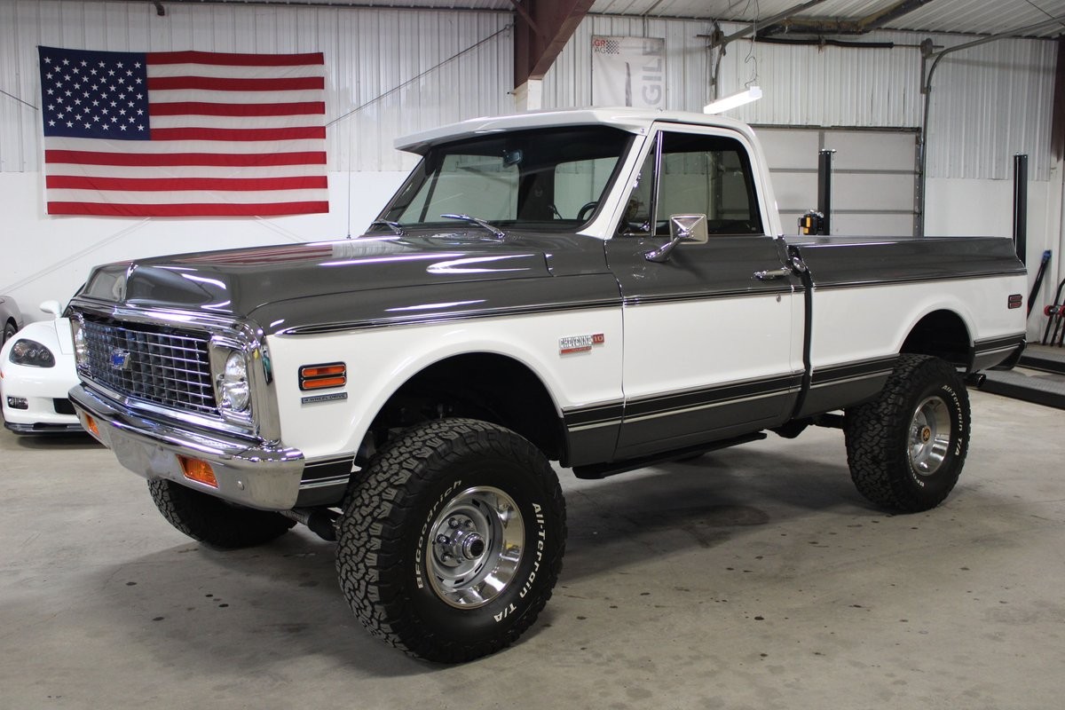 Chevrolet-K-10-1972-Pickup-Truck-Black