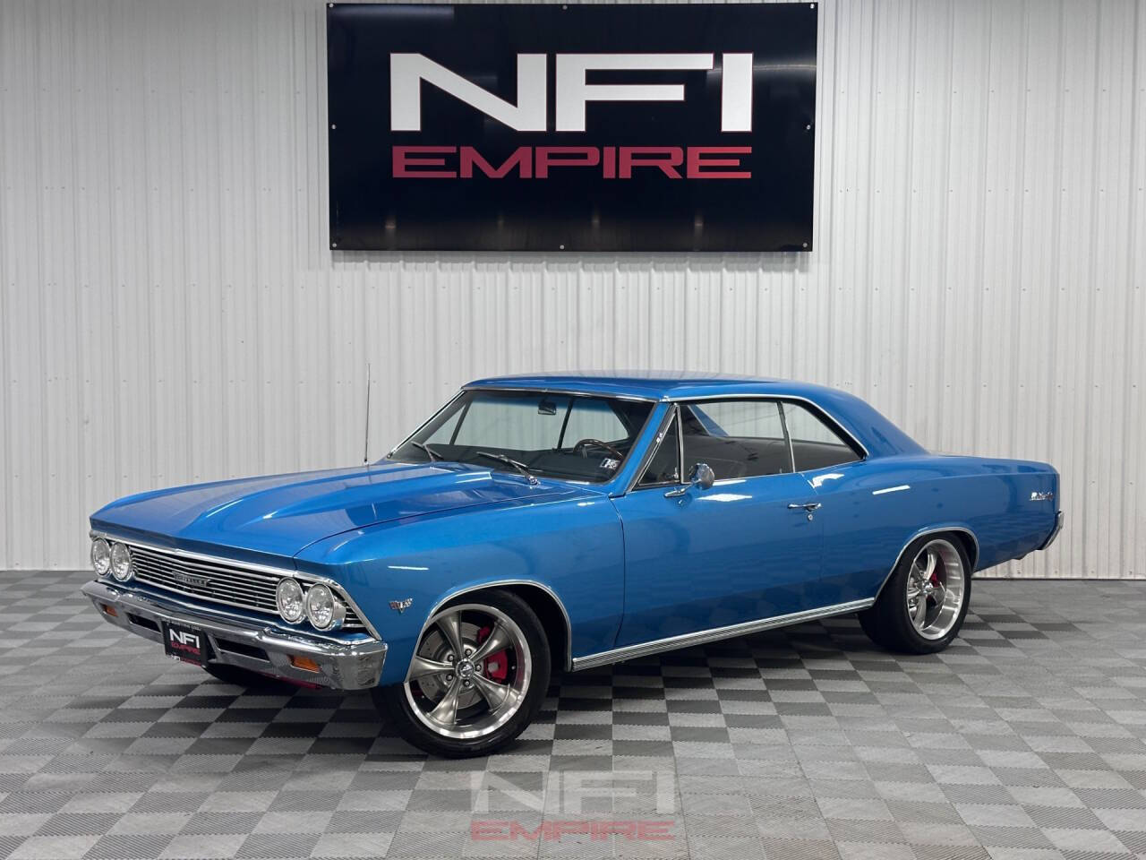 Chevrolet-Malibu-1966-Blue-Black