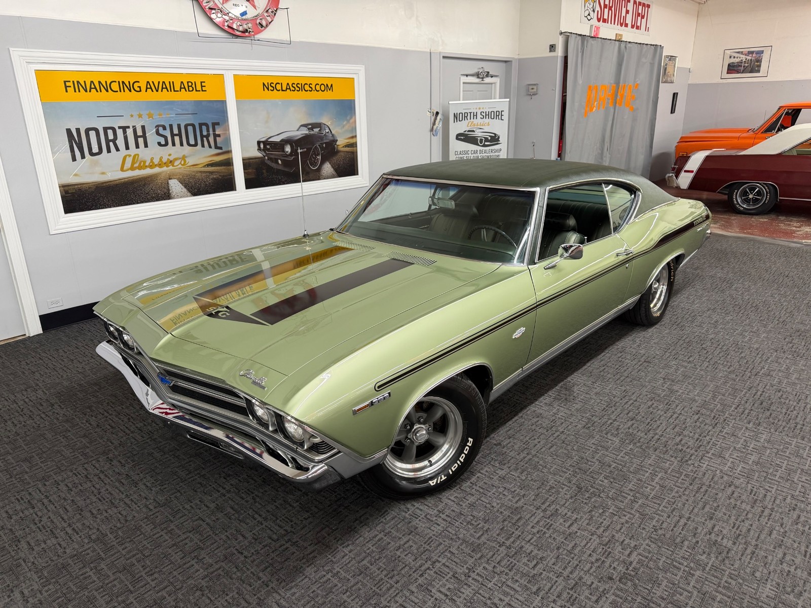 Chevrolet-Malibu-1969-2-DOOR-Green