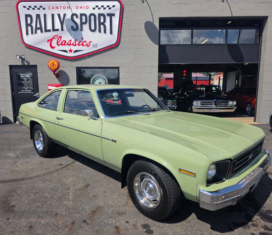 Chevrolet-Nova-1975-Green-Black