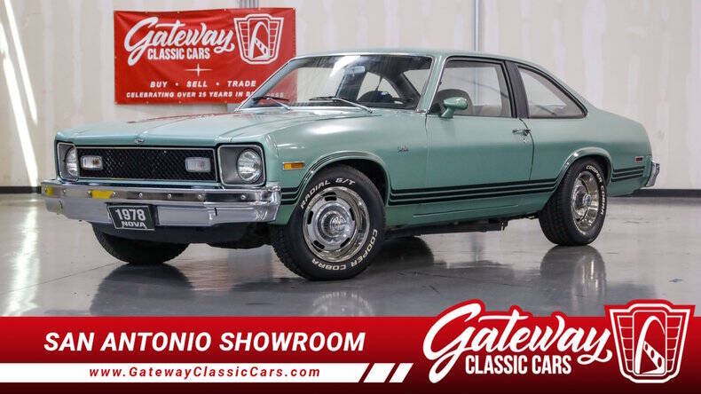Chevrolet-Nova-1978-Green-Black
