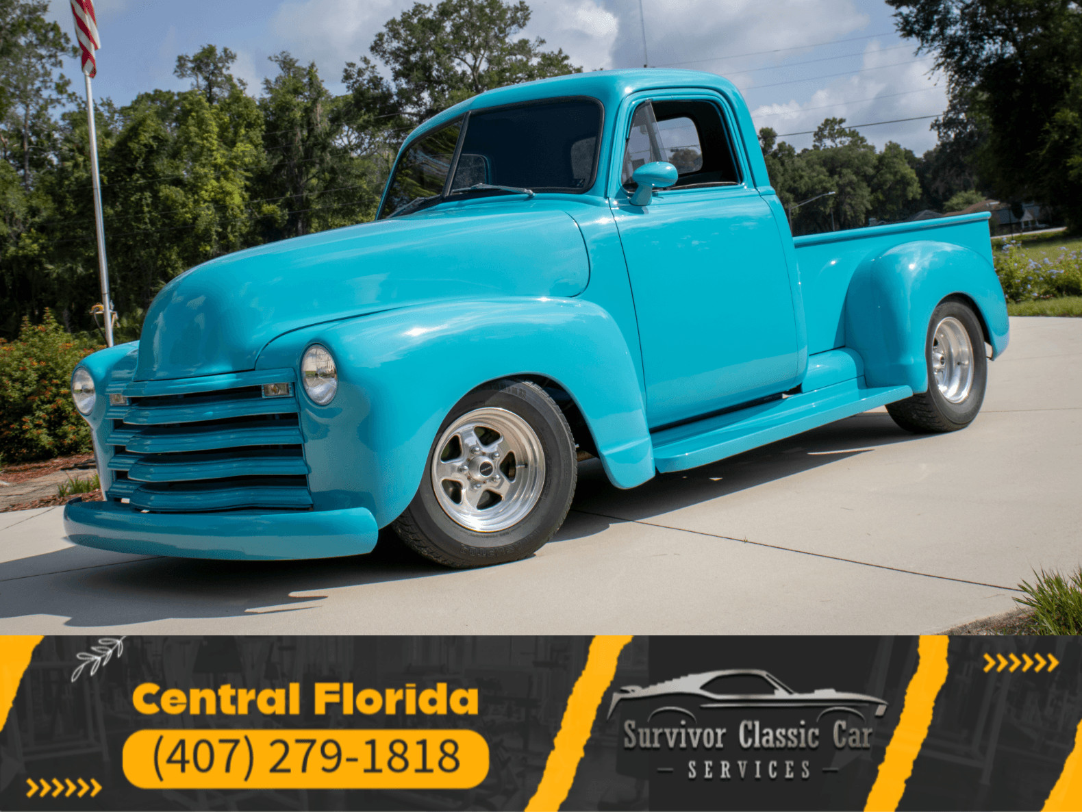 Chevrolet-Other-Pickups-1952-Pickup-Truck-Teal