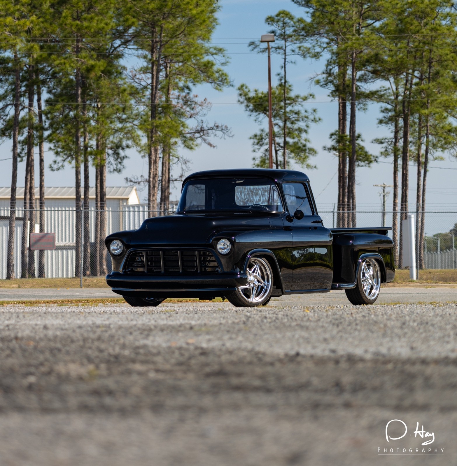 Chevrolet-Other-Pickups-1955-Standard-Cab-Pickup-Black-wGray