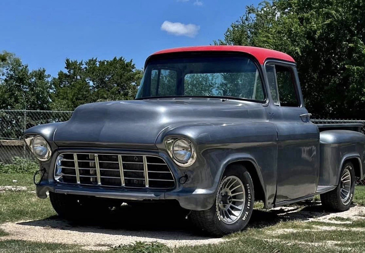 Chevrolet-Other-Pickups-1955-Standard-Cab-Pickup-Red