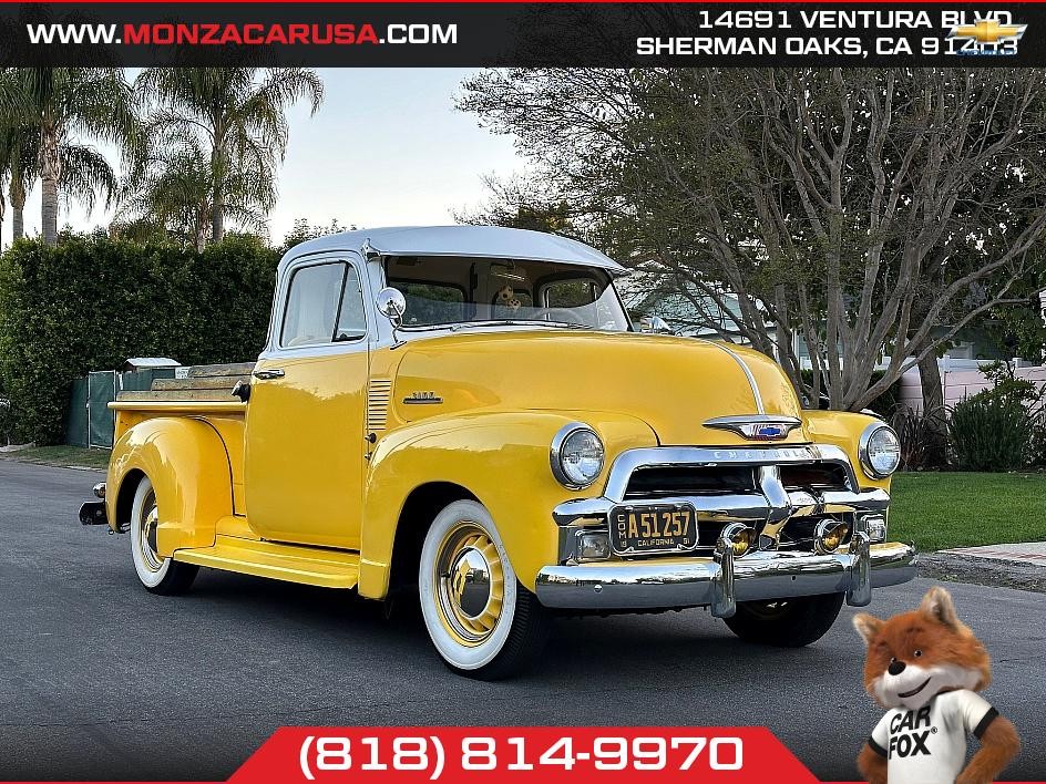 Chevrolet-Pickup-Truc-1954-Pickup-Tan
