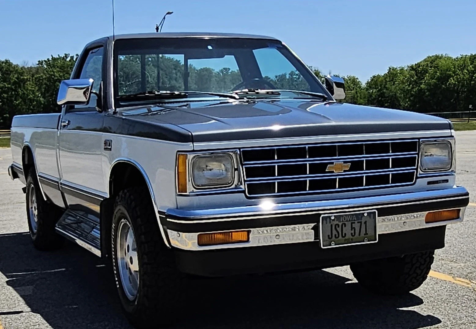 Chevrolet-S10-pickup-4x4-extended-cab-1988-Gray-Gray