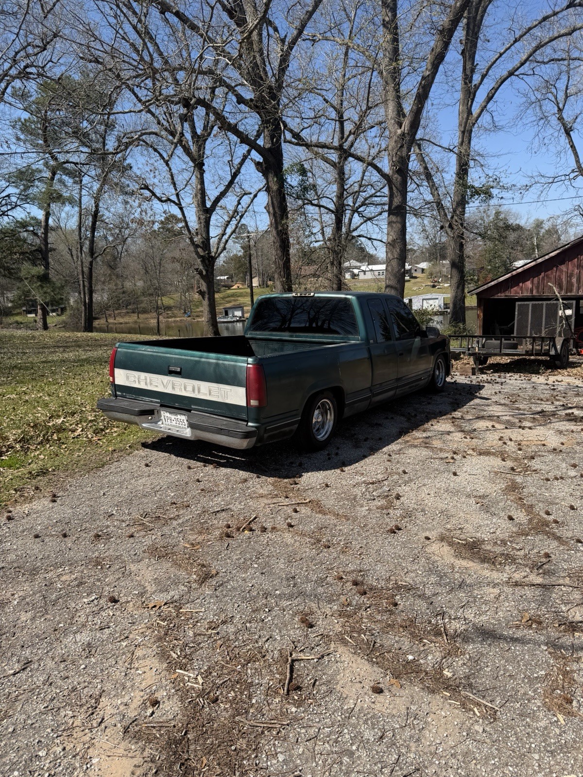 Chevrolet-Silverado-1500-1995-Extended-Cab-Pickup-Gray