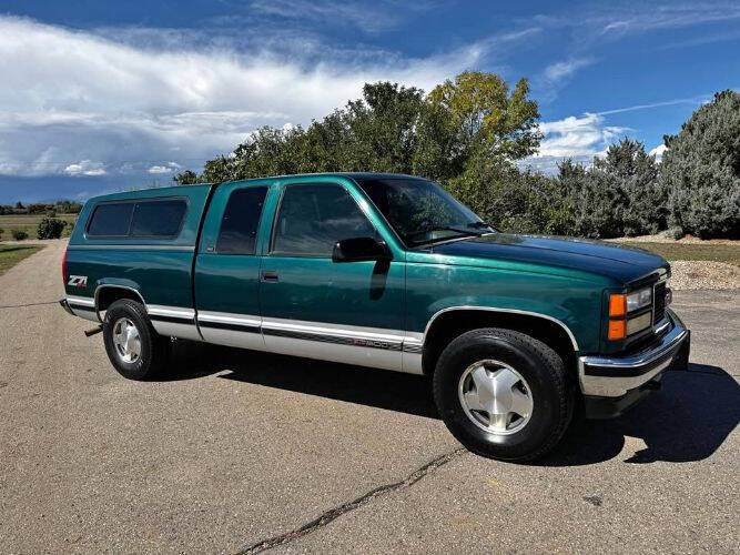Chevrolet-Silverado-1500-ss-classic-1996-Green-Gray