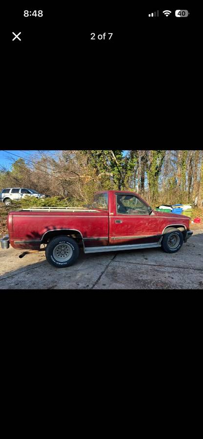 Chevrolet-Silverado-1988-red
