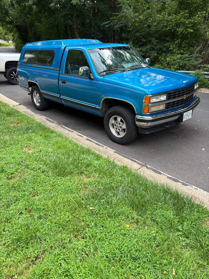 Chevrolet-Silverado-1991-blue