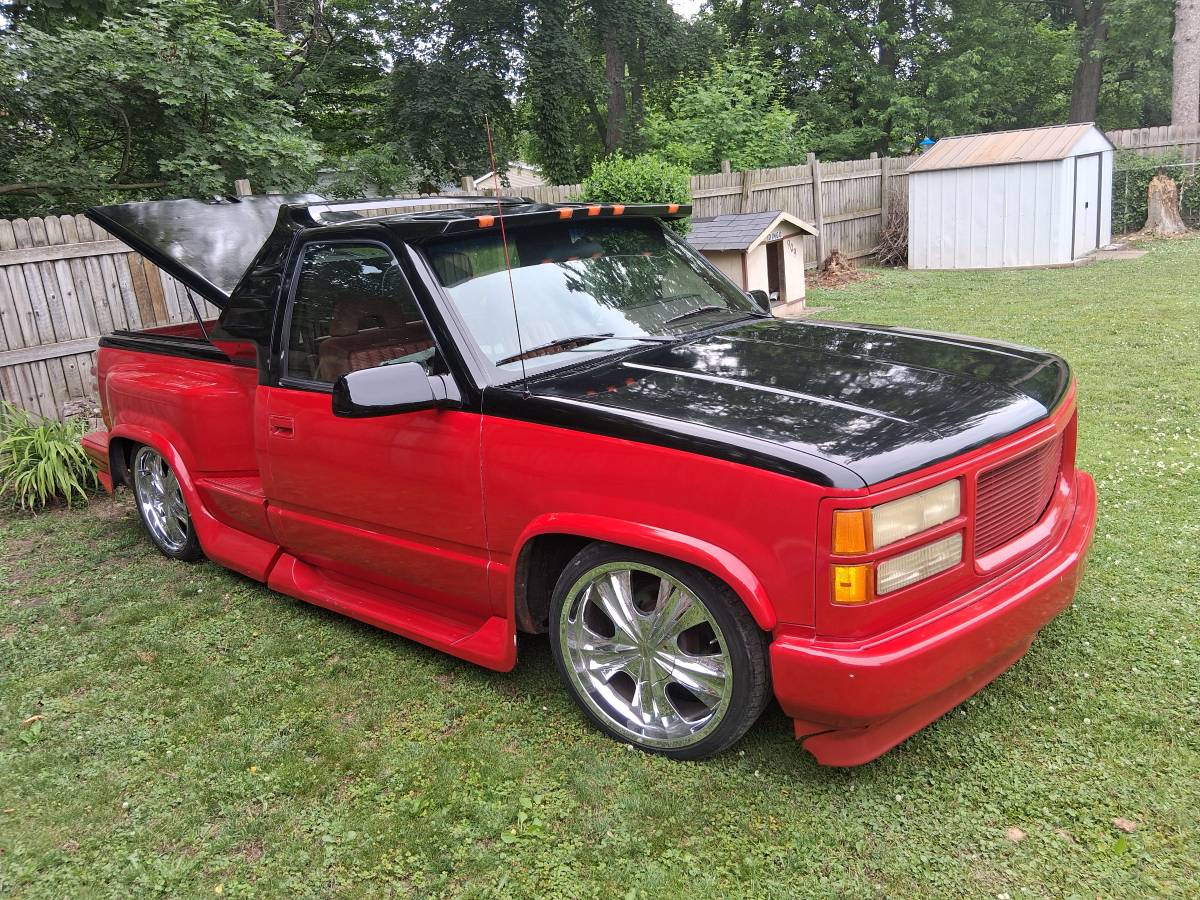 Chevrolet-Silverado-1992-red
