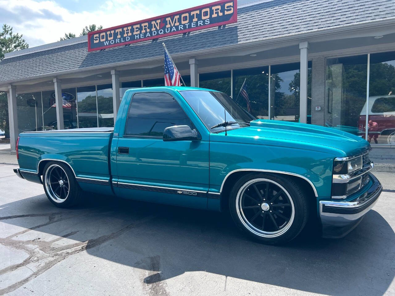 Chevrolet-Silverado-1994-Turquoise-Gray