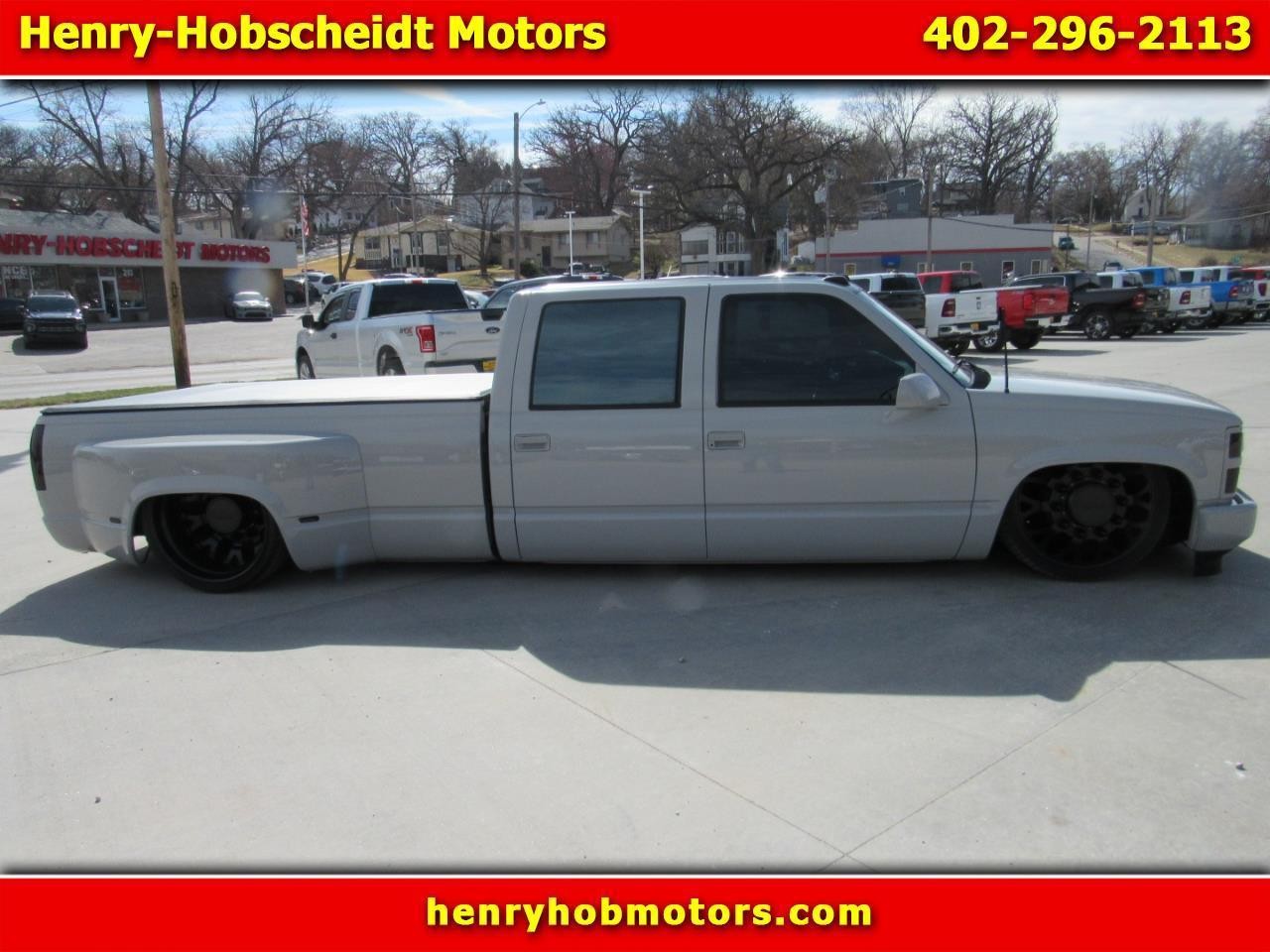 Chevrolet-Silverado-3500-1993-Crew-Cab-Pickup-Gray