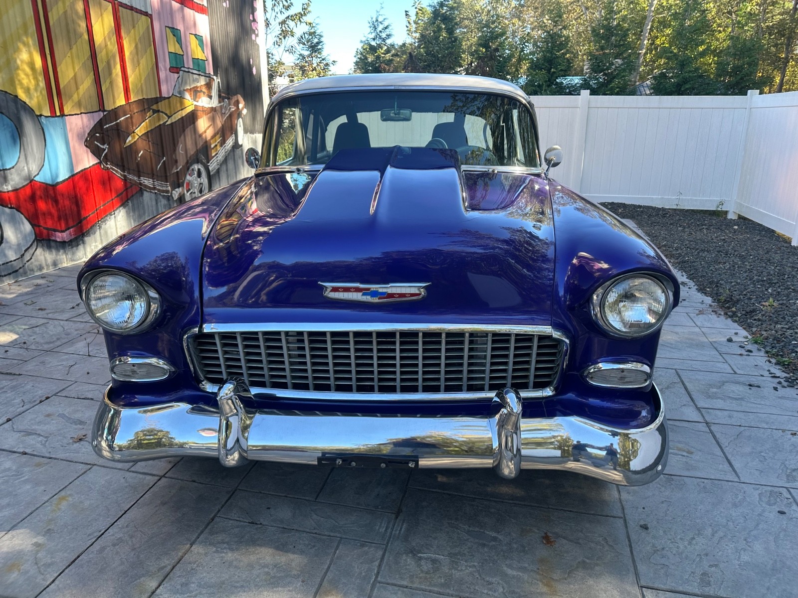 Chevrolet-belair-1955-Sedan-Gray
