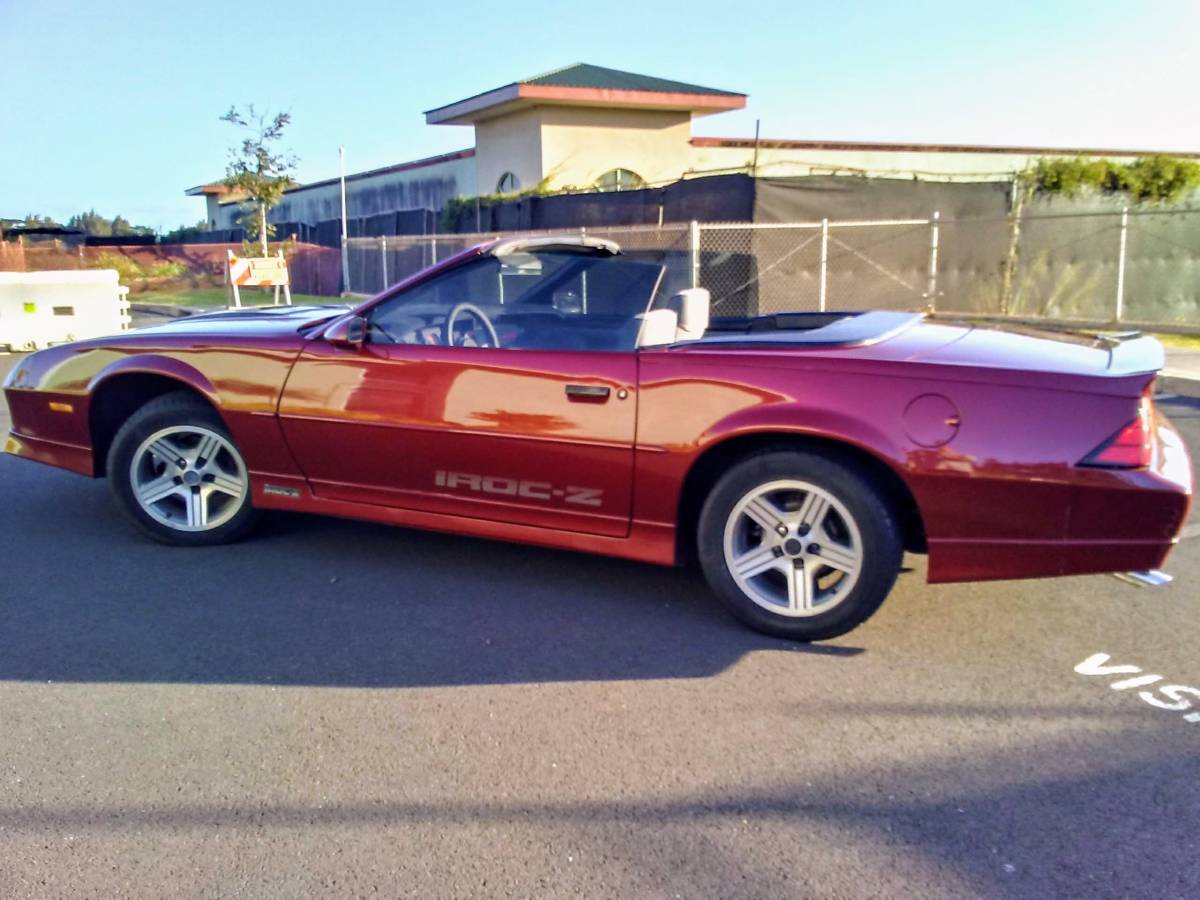 Chevy-camaro-convertible-1989-red
