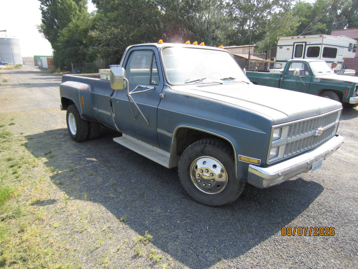 Chevy-silverado-3500-1981-blue