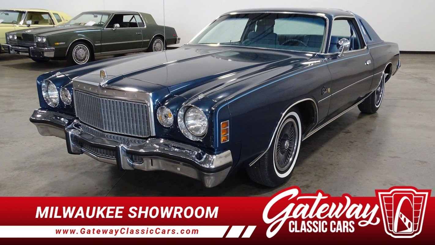 Chrysler-Cordoba-1977-Blue Chrysler Cordoba 1977
