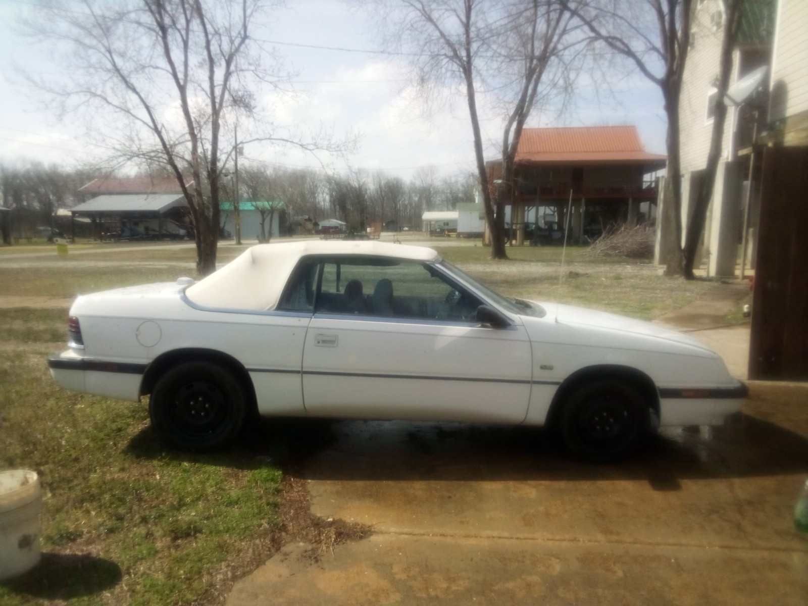 Chrysler-LeBaron-1992-Convertible-Red Chrysler LeBaron 1992