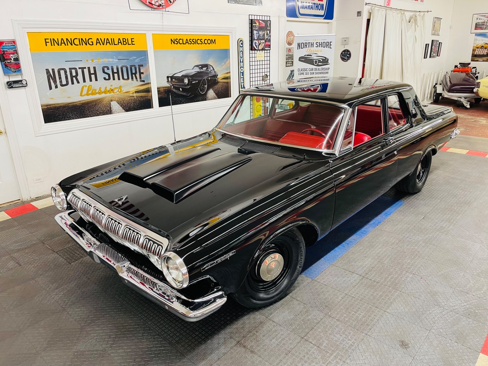Dodge-330-1963-2-Door-Red