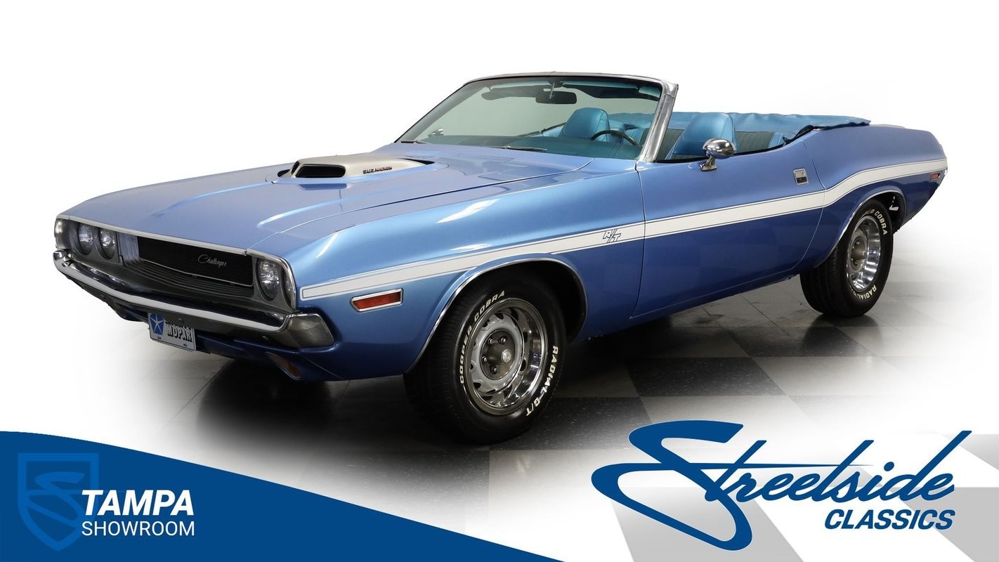 Dodge-Challenger-1970-Convertible-Blue Dodge Challenger 1970
