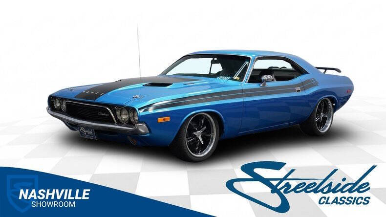 Dodge-Challenger-1972-Blue-Black