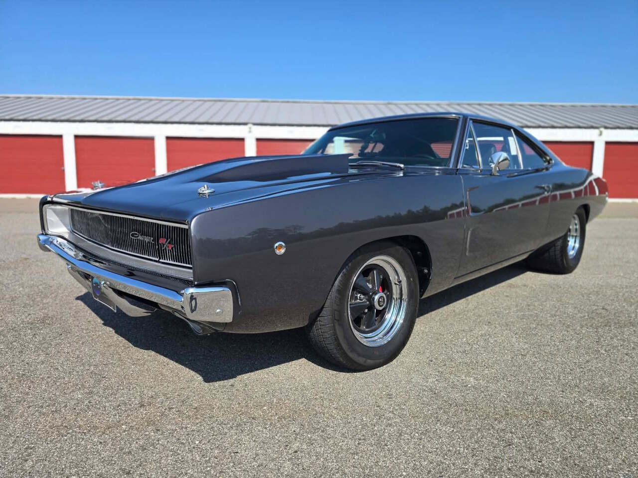 Dodge-Charger-1968-Gray-Black