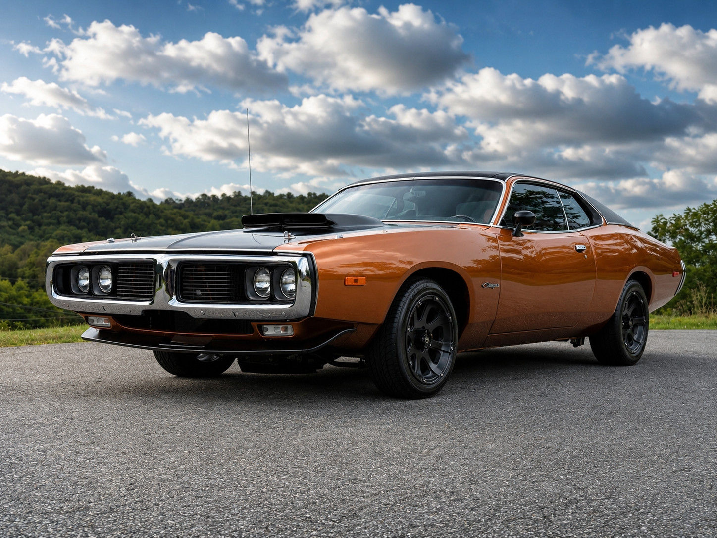 Dodge-Charger-1974-Black