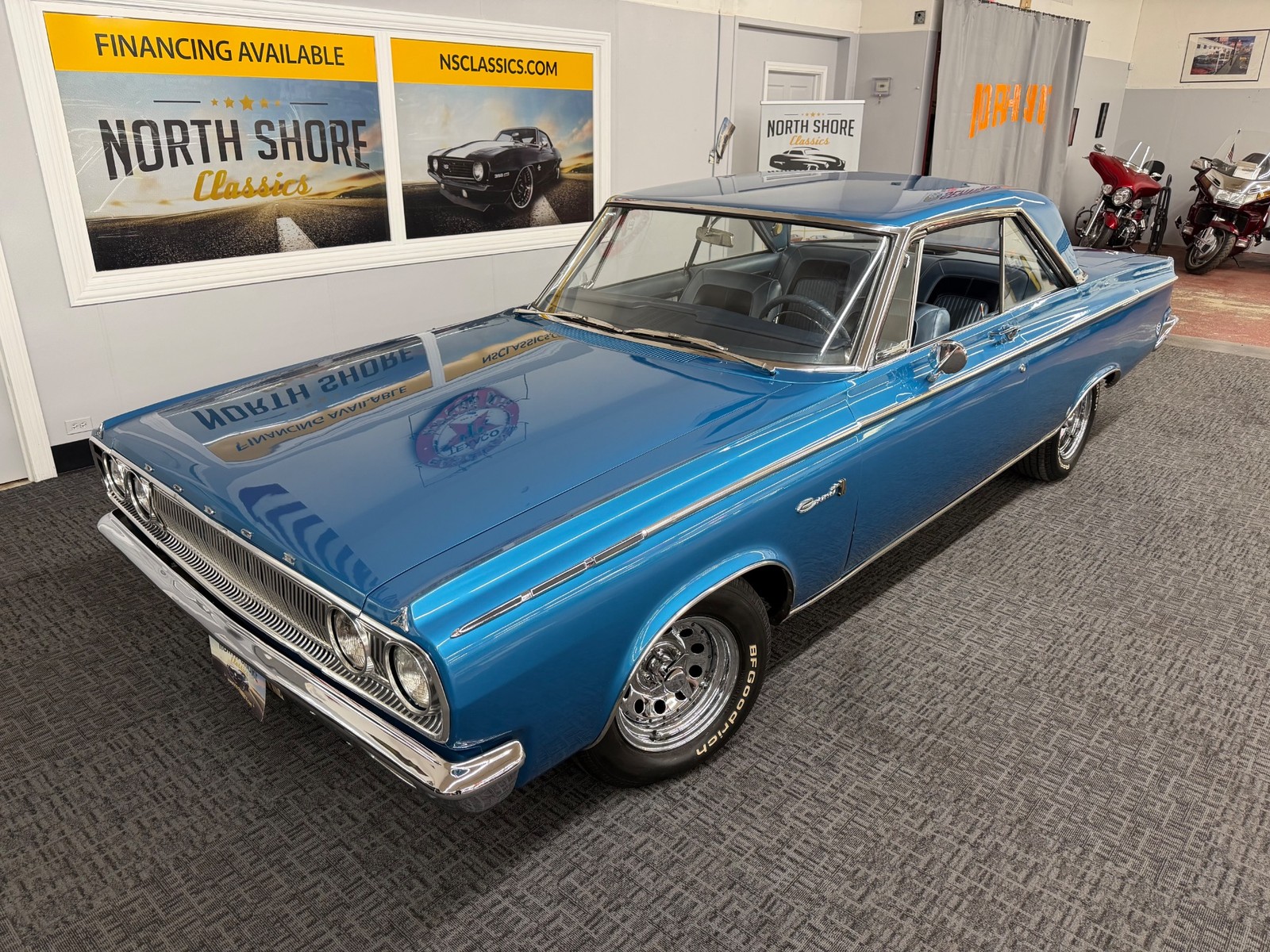 Dodge-Coronet-1965-2-Door-Blue Dodge Coronet 1965