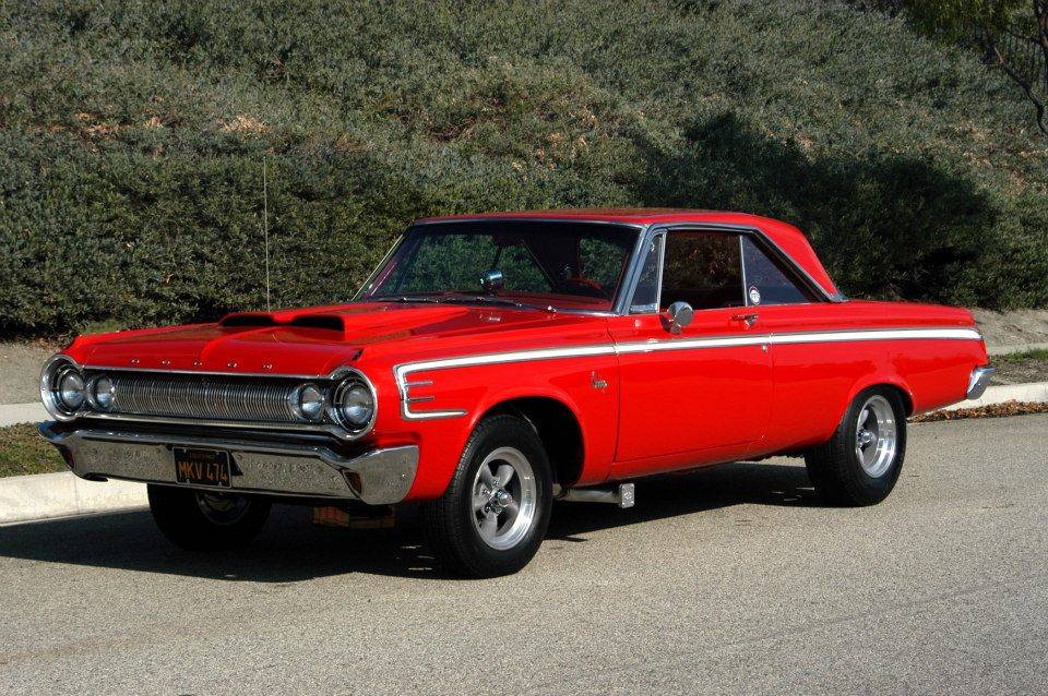 Dodge-Coronet-440-1964-red