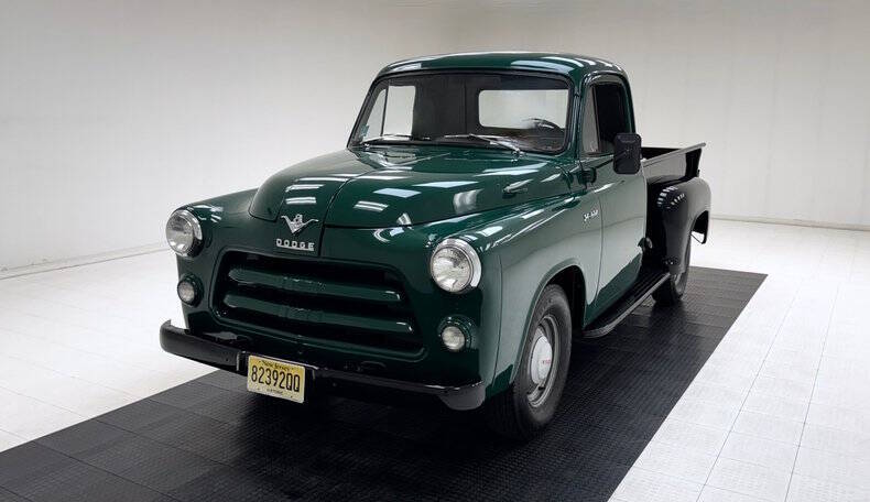 Dodge-D100-pickup-1954-Ponchartrain-Green-Gray