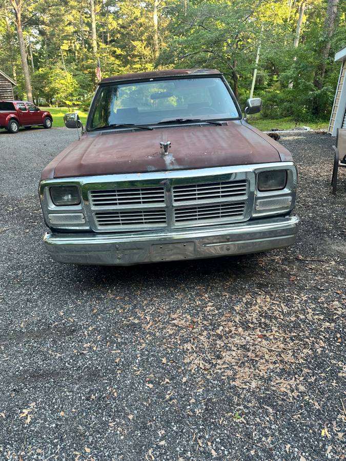 Dodge-D150-1991-1991-grey