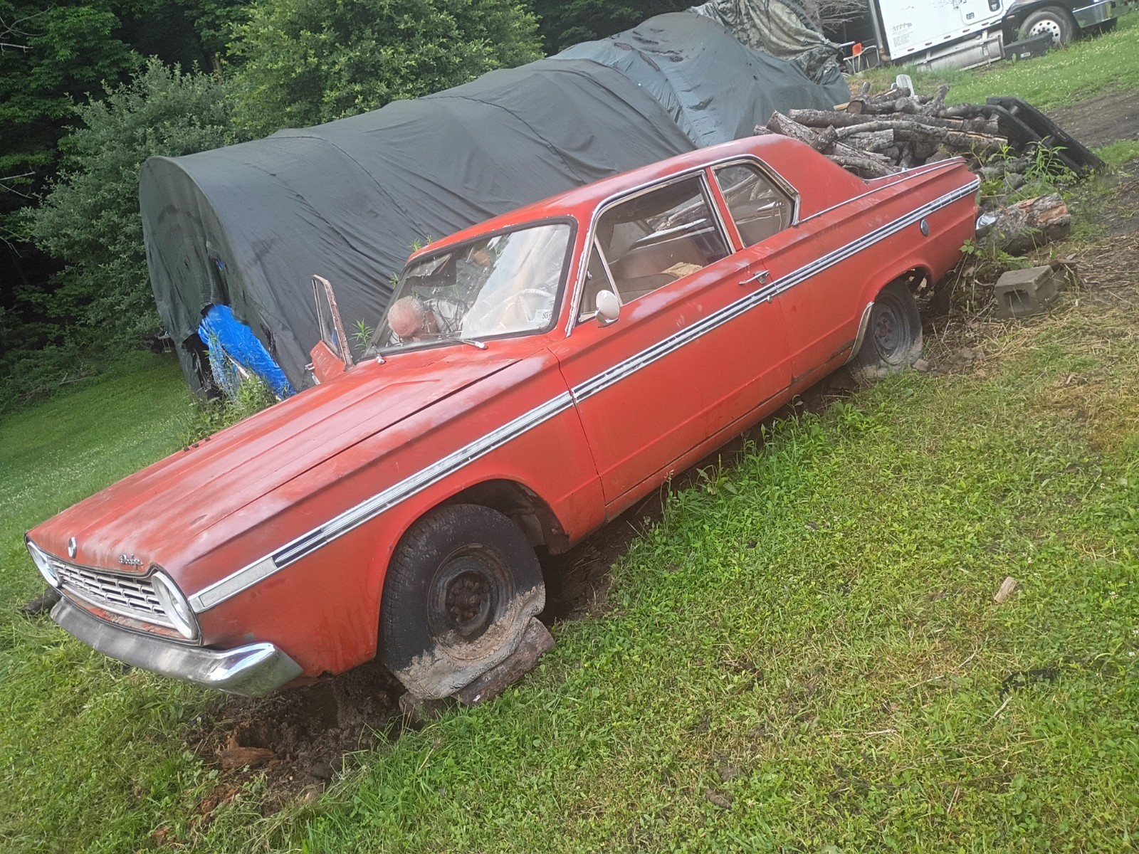 Dodge-Dart-1965-Coupe-Tan