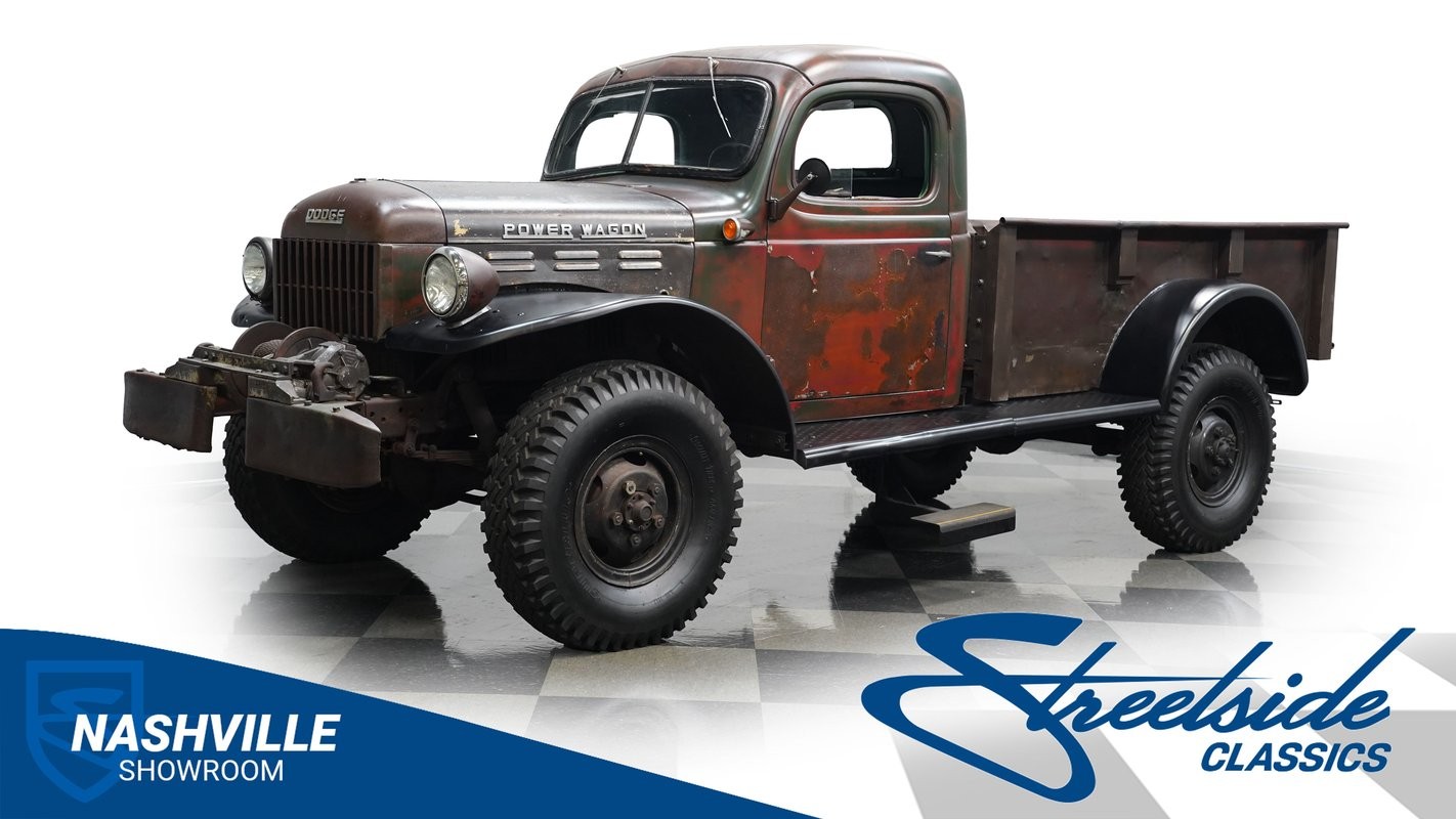 Dodge-Power-Wagon-1948-Pickup-Truck-Black Dodge Power Wagon 1948