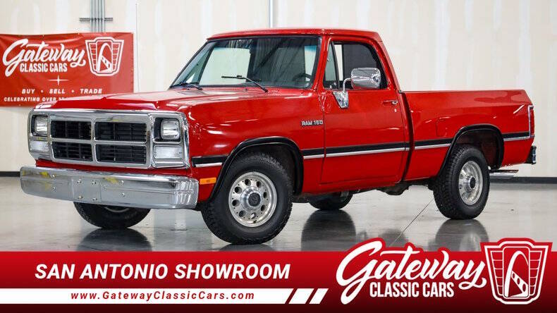 Dodge-Ram-150-1992-Red