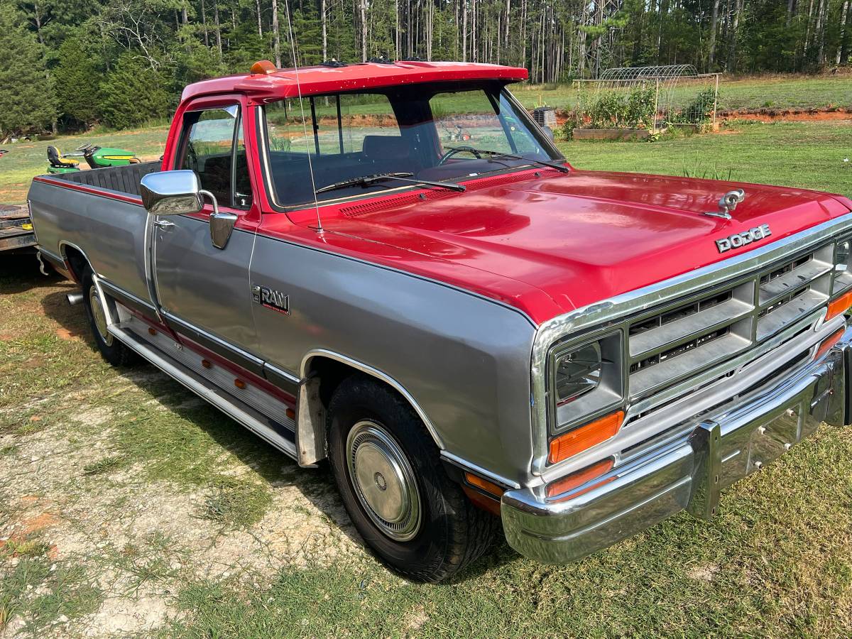 Dodge-Ram-1990-red