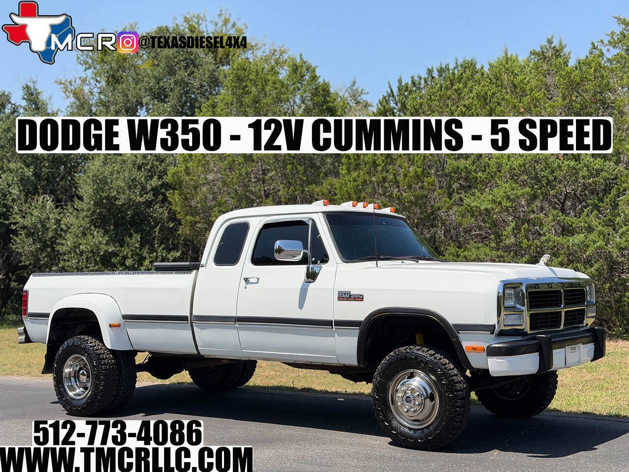 Dodge-Ram-350-1992-Bright-White