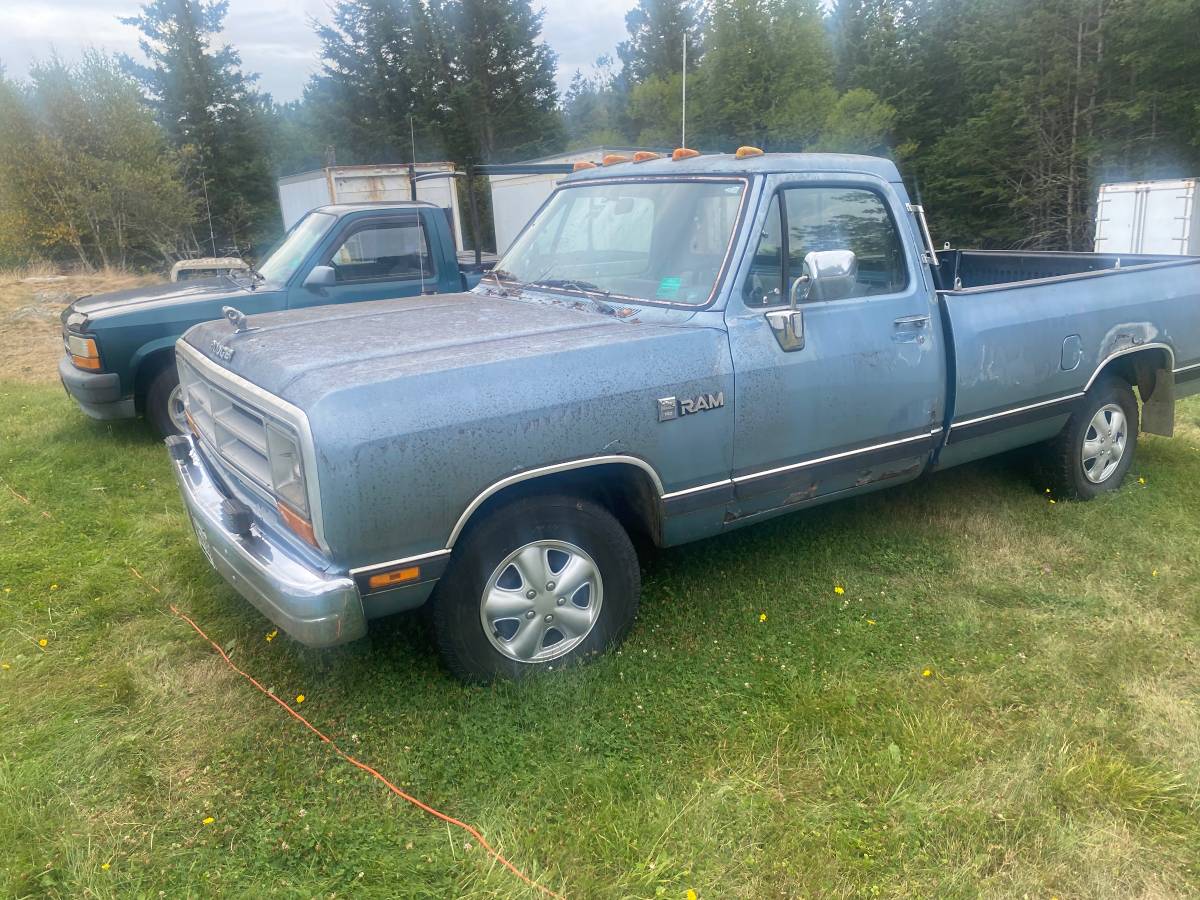 Dodge-Ram-pickup-1500-sl-1988-blue