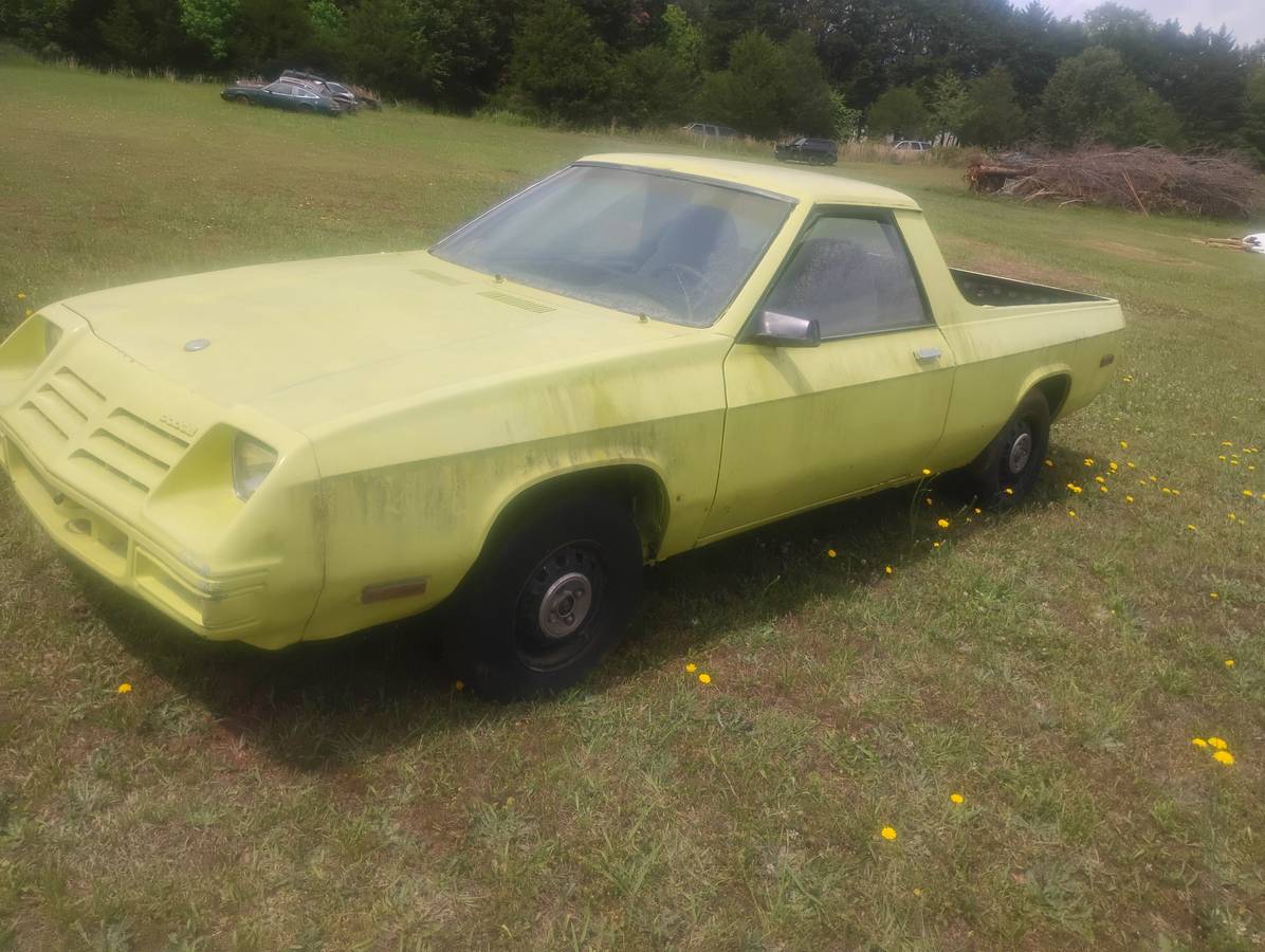 Dodge-Rampage-pick-up-1982-Yellow