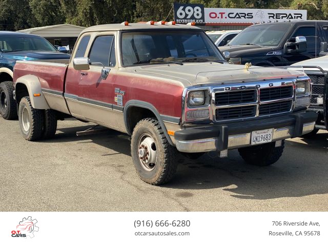 Dodge-W-Series-1992-Extended-Cab-Pickup-Brown Dodge W-Series 1992